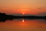 11.07.2011: Brandenburg - Sonnenuntergang am Gudelacksee bei Lindow