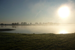 01.10.2011: Morgenstimmung an der Elbe bei Grieben