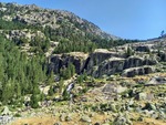 29.07.2026: Pyrenäen - Nationalpark Aigüestortes i Estany de Sant Maurici - Wasserfall oberhalb der Ebene Planell de Riumalo im Boí-Tal
