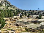 29.07.2026: Pyrenäen - Nationalpark Aigüestortes i Estany de Sant Maurici - Wasserfall oberhalb der Ebene Planell de Riumalo im Boí-Tal