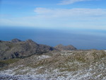 31.12.2008: Mallorca - Blick von den Bergen oberhalb des Stausees Cúber aufs Mittelmeer