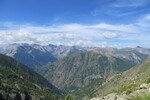 27.07.2018: Nationalpark Mercantour (Seealpen) - Blick vom Weg zwischen Lacs de Vens und Maison forestriere de Tortisse