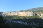 01.08.2018: Gorges du Verdon - Blick vom nördlichen Rand über die Schlucht