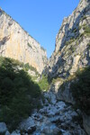 01.08.2018: Gorges du Verdon - der Fluss Verdon in der Schlucht