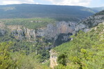 01.08.2018: Gorges du Verdon - Blick ber die Schlucht