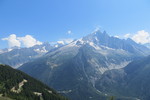 03.08.2018: Chamonix-Mont-Blanc - Blick auf das Mont-Blanc-Massiv