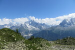 03.08.2018: Chamonix-Mont-Blanc - Blick auf das Mont-Blanc-Massiv