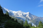 04.08.2018: Chamonix-Mont-Blanc - Blick auf das Mont-Blanc-Massiv