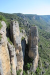 14.07.2022: Cevennen - Blick in die La-Jonte-Schlucht