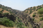 15.08.2023: See Genezareth und Golanhöhen - Blick über die Schlucht des Yehudiya