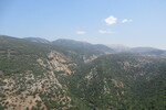 16.08.2023: See Genezareth und Golanhöhen - Landschaft der Golanhöhen nahe der Burg Nimrod