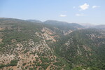 16.08.2023: See Genezareth und Golanhöhen - Landschaft der Golanhöhen nahe der Burg Nimrod