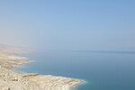 17.08.2023: Totes Meer und Umgebung - Blick vom Highway 90 über das Nordbecken des Toten Meeres