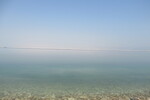 17.08.2023: Totes Meer und Umgebung - Blick vom Highway 90 unmittelbar nördlich von Ein Bokek über das Südbecken des Toten Meeres