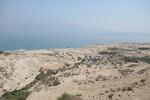 18.08.2023: Totes Meer und Umgebung - Blick von den Höhen der Oase En Gedi zum Toten Meer