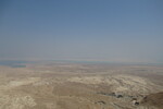 19.08.2023: Totes Meer und Umgebung - Blick von der Festung Masada zum Toten Meer