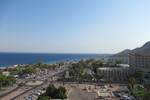 22.08.2023: Rotes Meer - Blick vom Hotel Prima Music in Eilat in Richtung Südosten