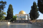 24.08.2023: Jerusalem und Umgebung - Blick vom Vorplatz der Al-Aqsa-Moschee zum Felsendom
