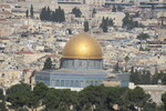 24.08.2023: Jerusalem und Umgebung - Blick vom Ölberg zum Felsendom
