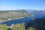 17.07.2019: Bucht von Kotor - Blick von den Bergen über Kotor