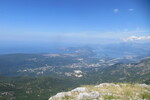 18.07.2019: Lovćen - Blick auf die Bucht von Tivat und das offene Meer