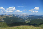 20.07.2019: Prokletije - Blick vom Grat zwischen Valušnica und Talijanka nach Albanien