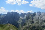 20.07.2019: Prokletije - Blick von der Talijanka auf die Gipfel in Albanien