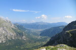 21.07.2019: Prokletije - Blick zurck auf Vusanje und Gusinje