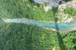 22.07.2019: Taraschlucht - Blick von der Đurđevića-Tara-Brücke