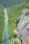 22.07.2019: Taraschlucht - Blick von der Đurđevića-Tara-Brcke