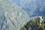 25.07.2019: Taraschlucht - Blick vom Čurevac in die Taraschlucht