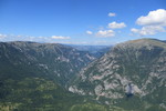 25.07.2019: Taraschlucht - Blick vom Čurevac über die Taraschlucht