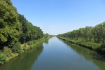 24.08.2019: Julianakanal - Blick von der Brücke Esloo auf den Julianakanal