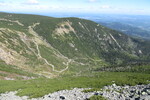 27.05.2017: Riesengebirge - Blick vom Kammweg unterhalb der Schneekoppe zum Melzergrund