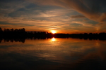 16.06.2010: Ryssbysjön - Sonnenuntergang überm See