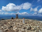 19.05.2026: Saybuscher Beskiden - Gipfel des Weiberberges, Blick in Richtung Slowakei