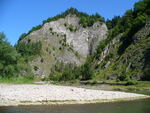 18.07.2006: Dunajec - Felsen am Fluss