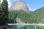 20.07.2017: Banff National Park - Blick vom Mirror Lake auf Big Beehive