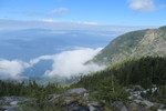 27.07.2017: North Shore Mountains (bei Vancouver) - Blick vom Hilbert Trail auf den Pazifik