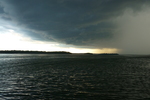 02.08.2010: Minnesota - heranziehendes Gewitter ber dem Pelican Lake