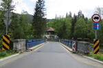 11.05.2018: Grenzbrcke ber das Biela voda in Lysá Pol'ana, Blickrichtung PL => SK