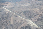 21.08.2023: Israelische Sperranlage an der Grenze zu gypten in den Bergen nahe Eilat