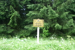05.07.2011: Schild aus DDR-Zeiten am Kammweg Erzgebirge – Vogtland zwischen Tellerhäuser und Rittersgrün