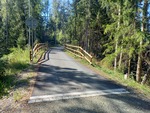 06.09.2026: Mockelbahnradweg bei Roßbach (Hranice u Aše), Blick in Richtung CZ; nicht wiederzuerkennen: gleiche Stelle wie am 22.12.2007